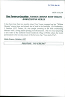 Tina Turner and Eros Ramazotti - Vintage Photograph