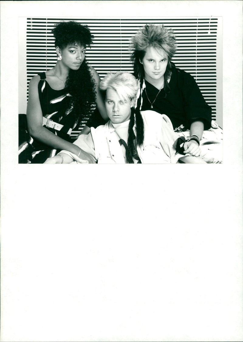 STYLE is above all a Swedish music group consisting of three very talented youngsters Christer Sandelin, Tommy Ekman and Gigi Hamilton - Vintage Photograph