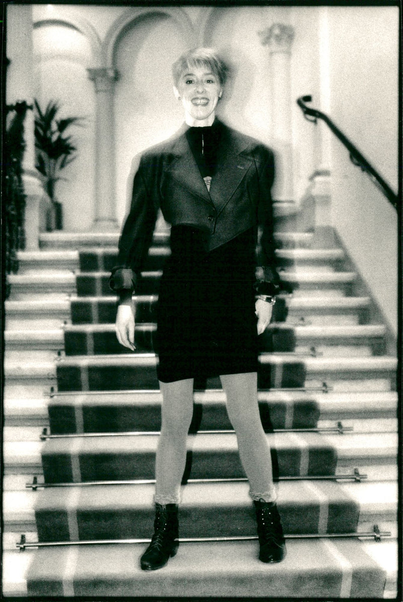 Suzanne Vega, an American singer-songwriter - Vintage Photograph