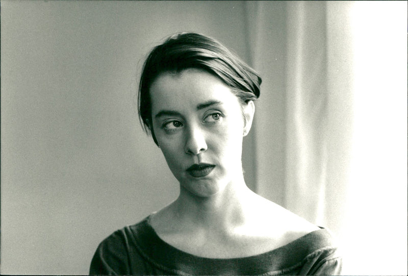 Suzanne Vega, an American singer-songwriter - Vintage Photograph
