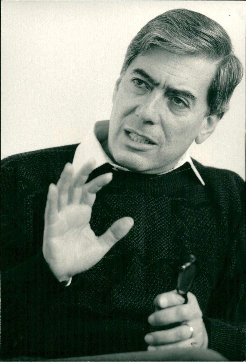 Mario Vargas Llosa - Vintage Photograph