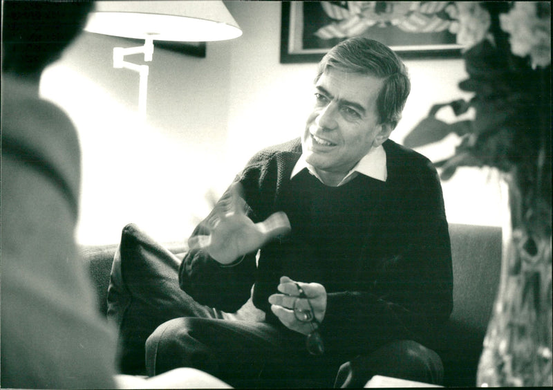 Mario Vargas Llosa - Vintage Photograph