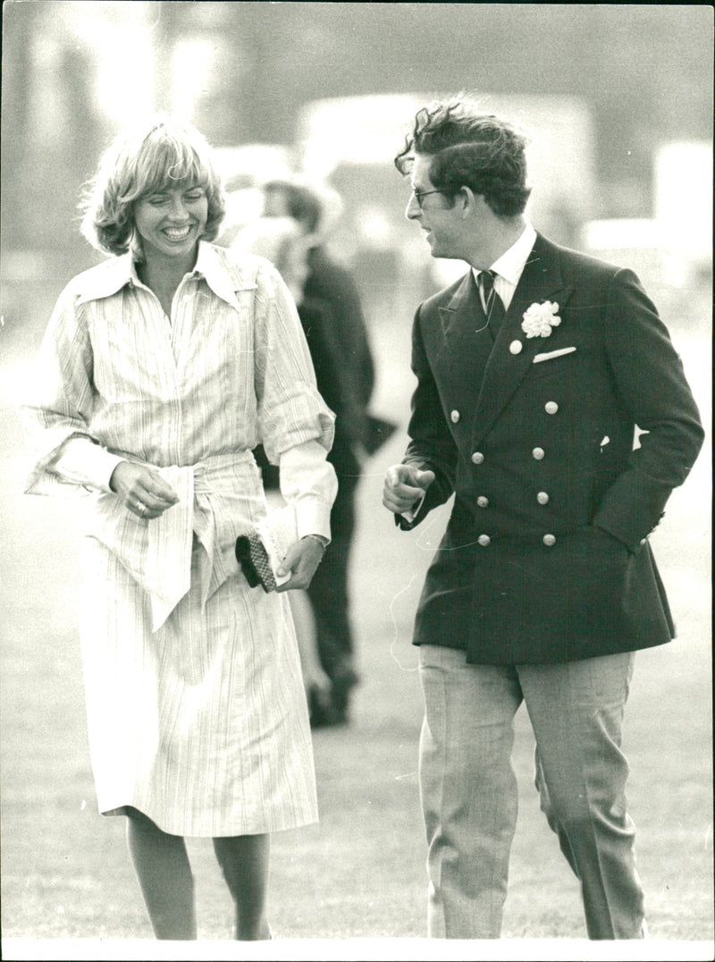 Prince Charles and Davina Sheffield - Vintage Photograph