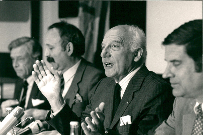 Scheel, Walter Politician - Vintage Photograph