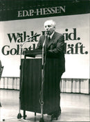 Scheel, Walter Politician - Vintage Photograph