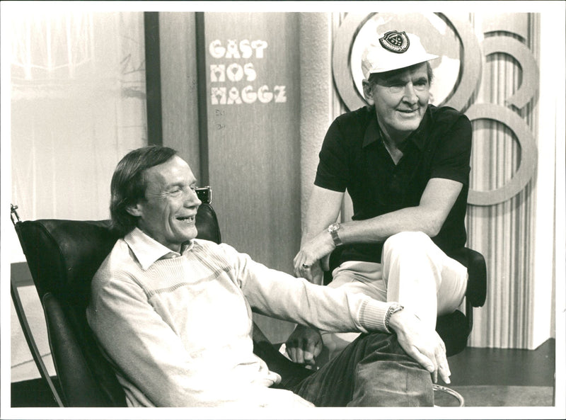 Advocate Henning Sjostrom with writer Hagge Geigert - Vintage Photograph