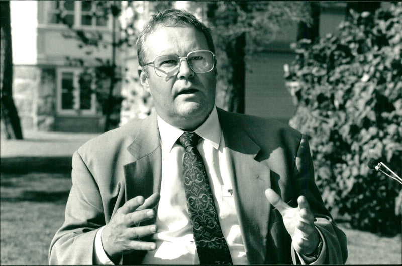 Ilkka Suominen, a Finnish politician from the National Coalition Party. - Vintage Photograph