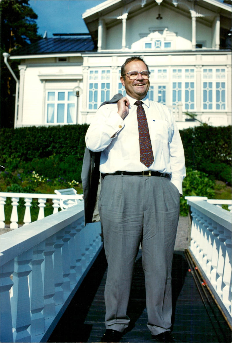 Ilkka Suominen, a Finnish politician from the National Coalition Party. - Vintage Photograph