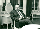 Ilkka Suominen, a Finnish politician from the National Coalition Party. - Vintage Photograph