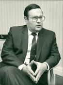 Ilkka Suominen, a Finnish politician from the National Coalition Party. - Vintage Photograph
