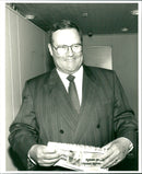 Ilkka Suominen, a Finnish politician from the National Coalition Party. - Vintage Photograph