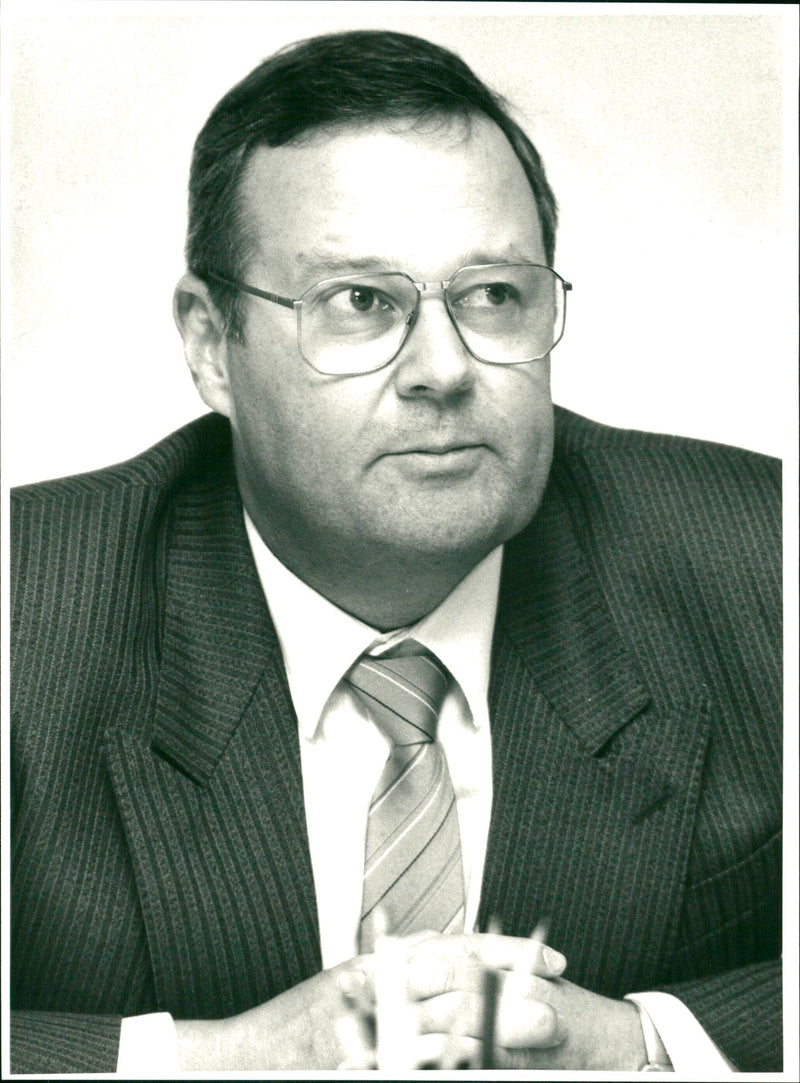 Ilkka Suominen, a Finnish politician from the National Coalition Party. - Vintage Photograph