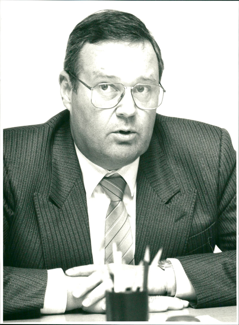 Ilkka Suominen, a Finnish politician from the National Coalition Party. - Vintage Photograph