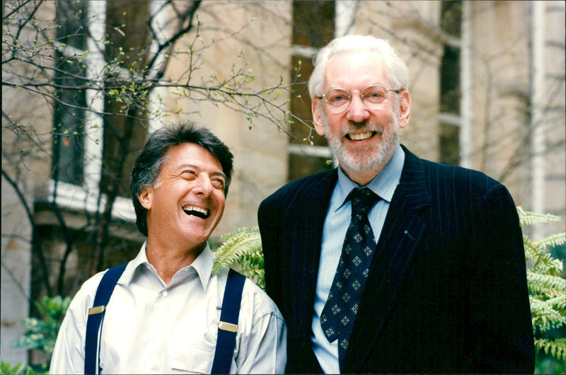 Donald Sutherland and Dustin Hoffman - Vintage Photograph