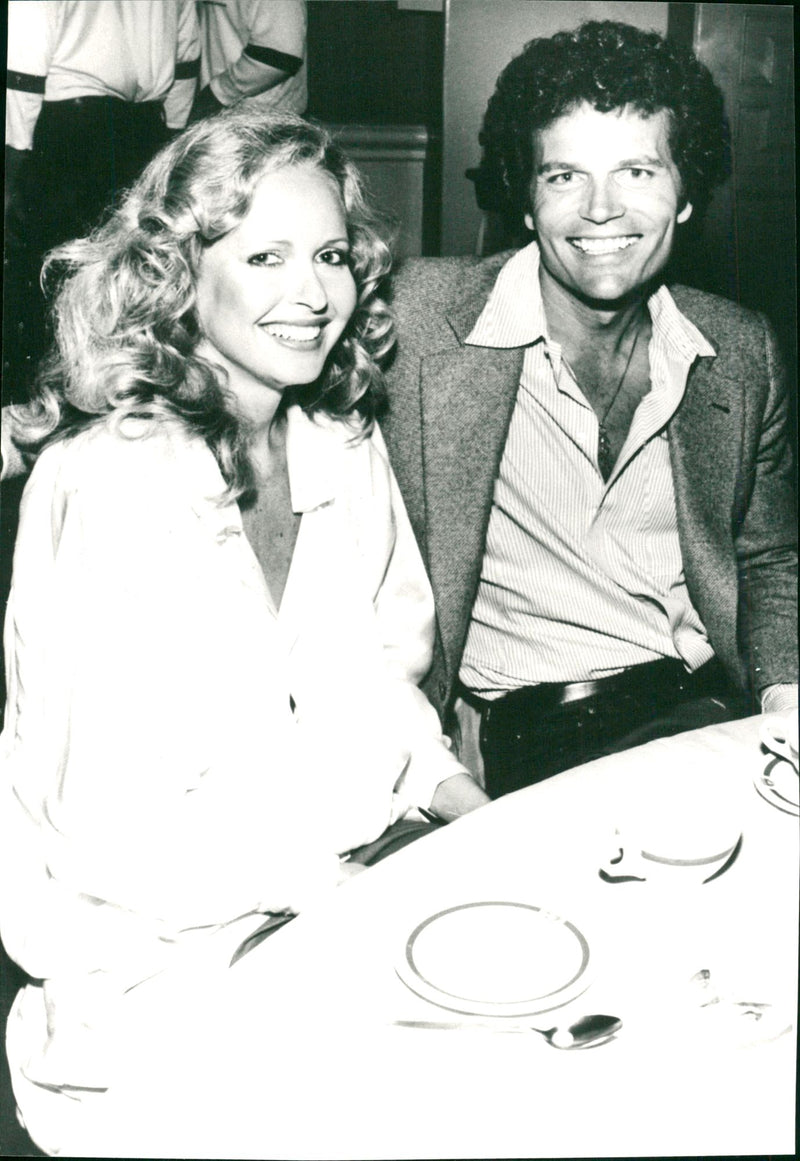 Patrick Wayne and Marcia Wolf. - Vintage Photograph