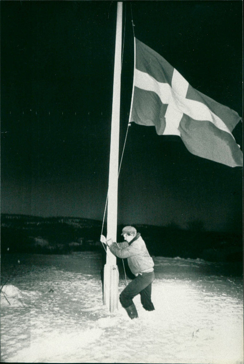 Swedish Politician Olof Palme. - Vintage Photograph