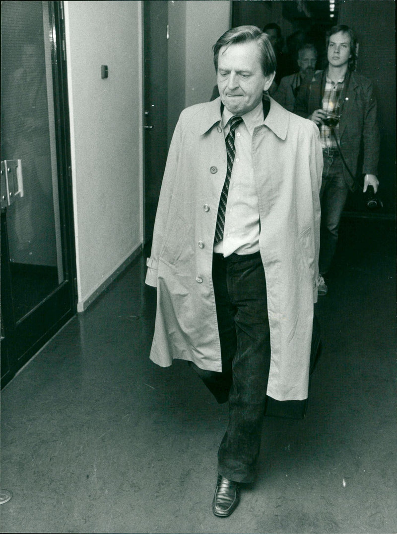 Olof Palme, Swedish former Prime Minister - Vintage Photograph