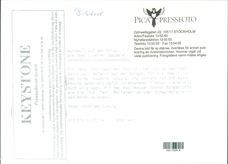 CARS: Wash - Vintage Photograph