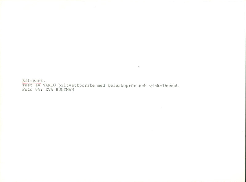 CARS: Wash - Vintage Photograph