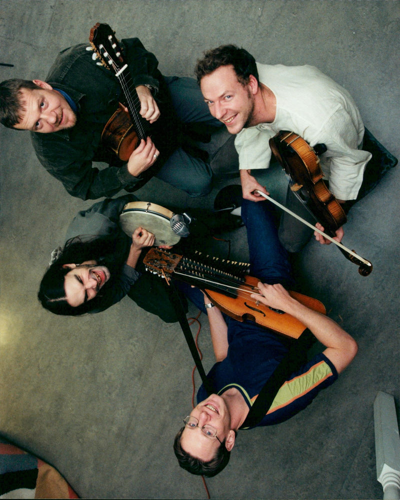 "The Väsen " Folk Music Group - Vintage Photograph