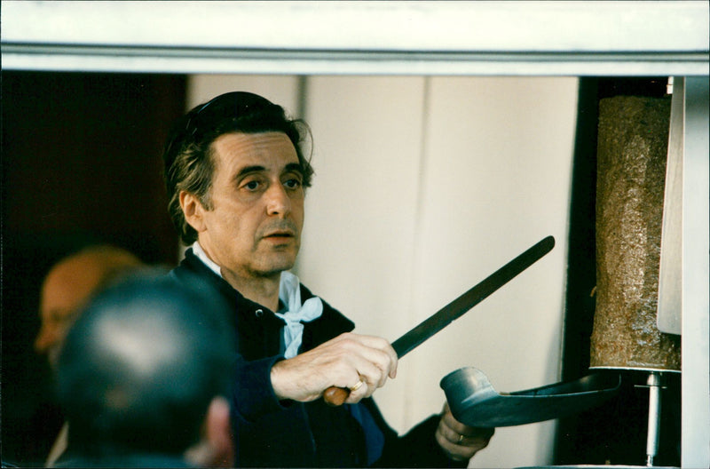 Al Pacino on the filming of City Hall - Vintage Photograph