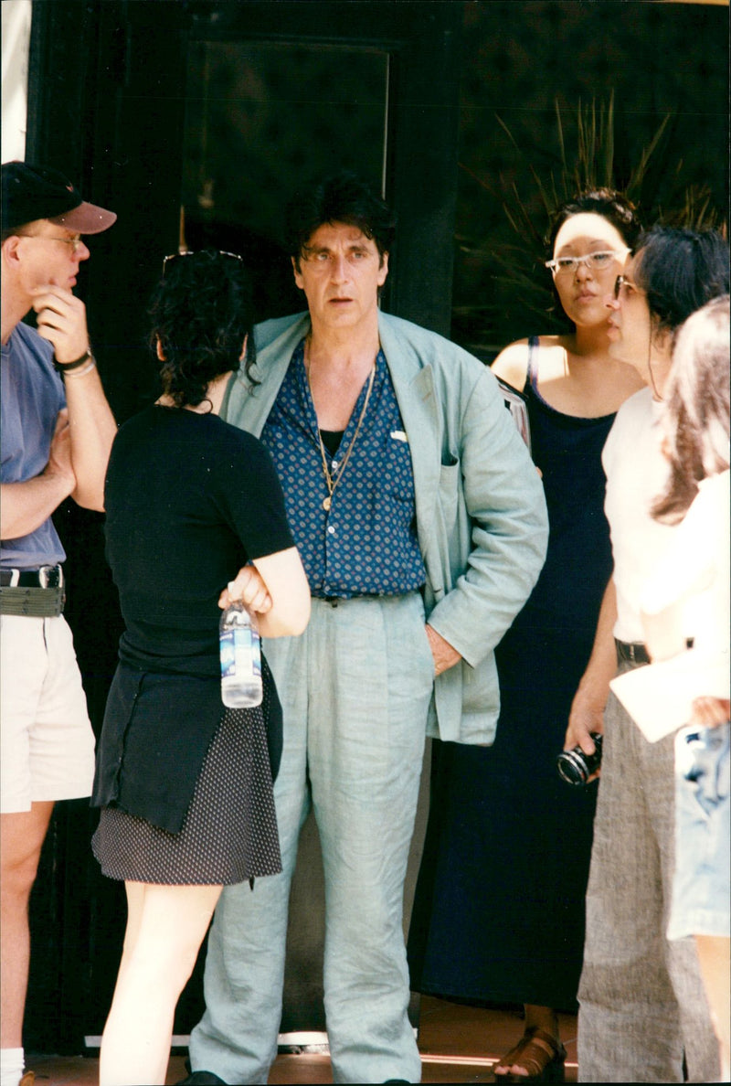 Al Pacino on the filming of Chinese Coffee - Vintage Photograph