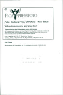Prime Minister's of Sweden Olof Palme's death - The murder scene on Sveavägen on the 13th anniversary of the murder. - Vintage Photograph