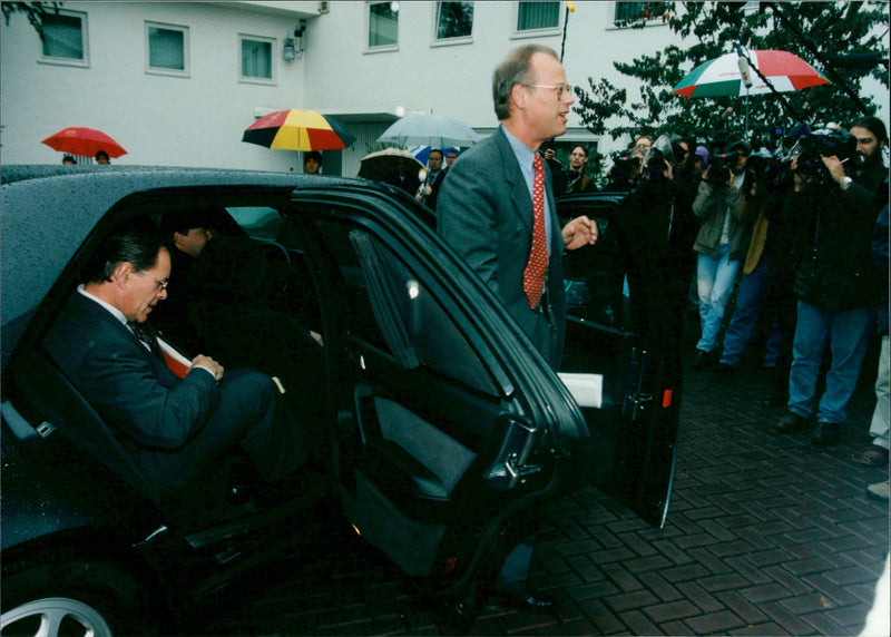 Politician Rudolf Scharping - Vintage Photograph