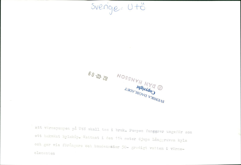 Utö nature - Vintage Photograph