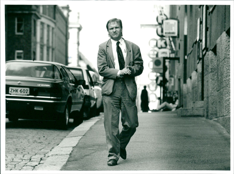 Rehn, Olli Politician Finland - Vintage Photograph