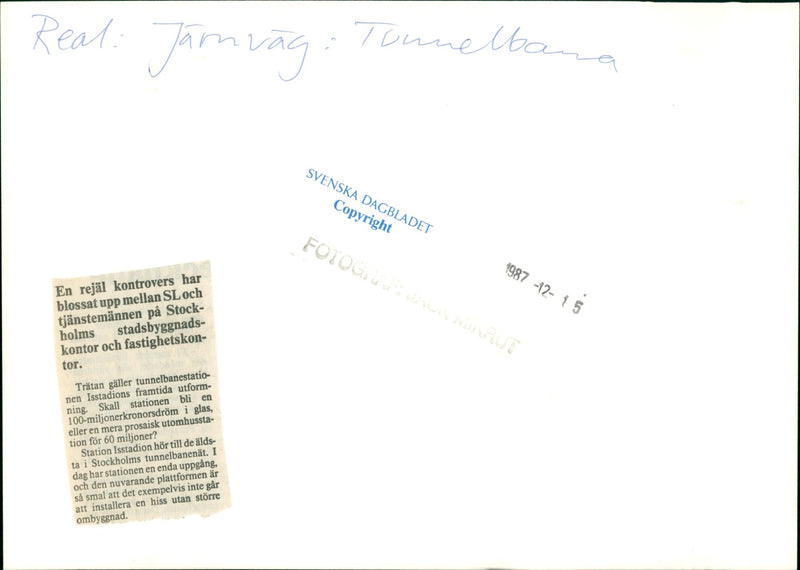 Model over the subway - Vintage Photograph