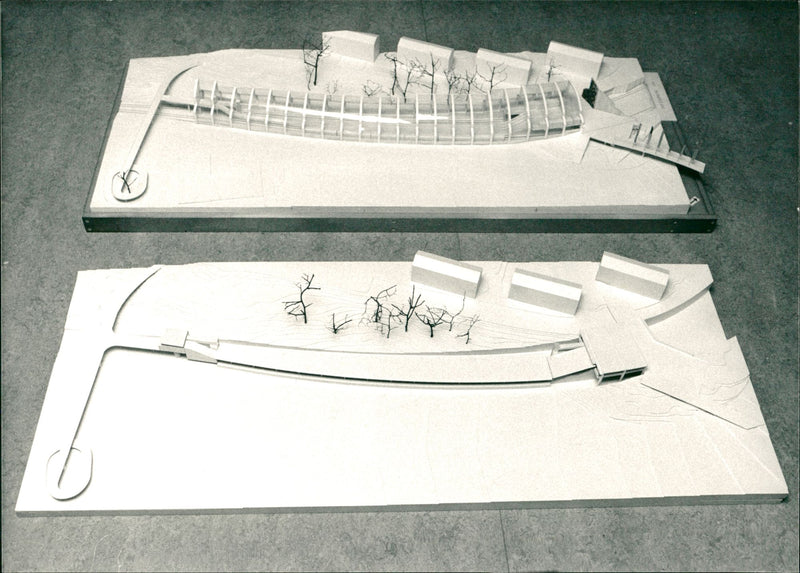 Model over the subway - Vintage Photograph