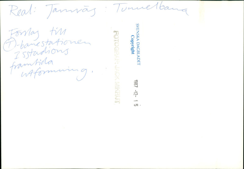 Model over the subway - Vintage Photograph