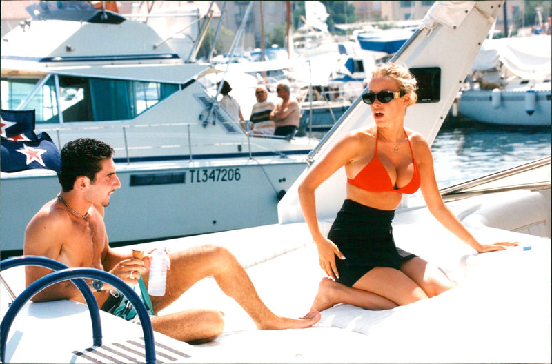R&B singer and actress Ophelie Winter with the Prince - Vintage Photograph