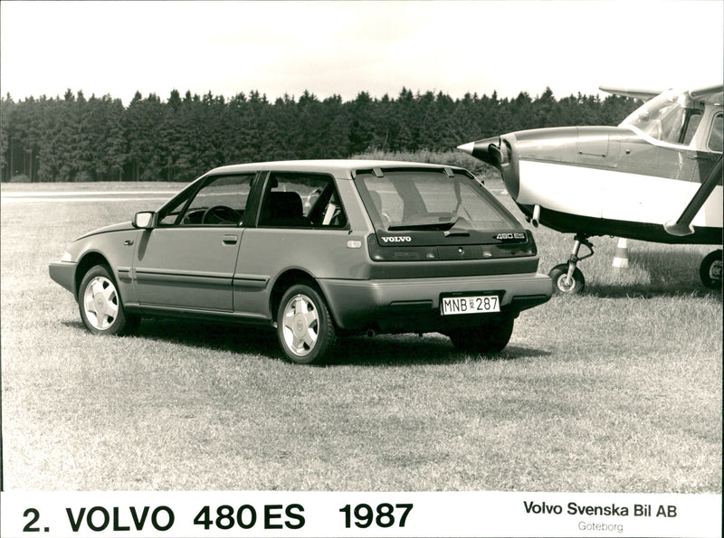 Volvo 480 Series - Vintage Photograph