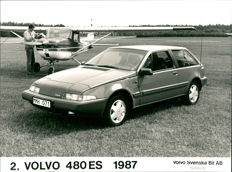 Volvo 480 Series - Vintage Photograph