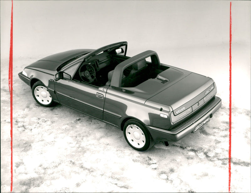 Volvo 480 Cabriolet Model Year 1991 - Vintage Photograph