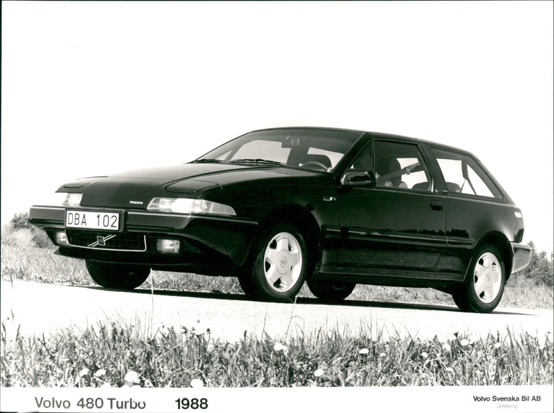 Volvo 480 Turbo - Vintage Photograph