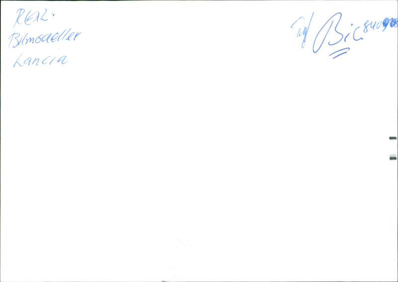 Lancia Prisma built by Italian car manufacturer Lancia in 1985. - Vintage Photograph