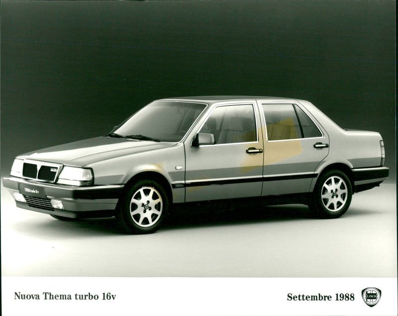 Lancia Nouva Thema turbo 16v model. - Vintage Photograph