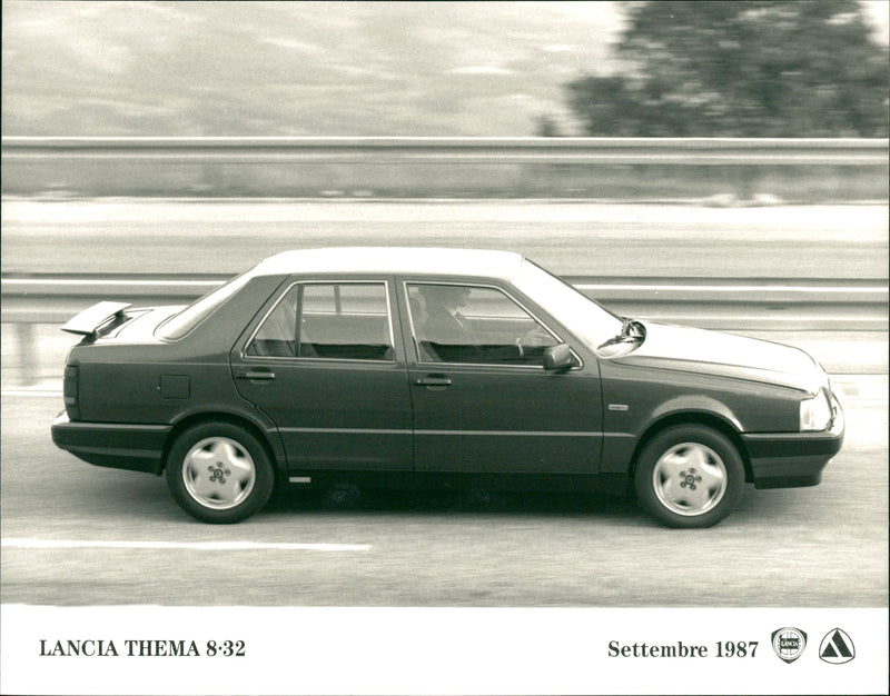 Lancia Thema 8.32 model. - Vintage Photograph