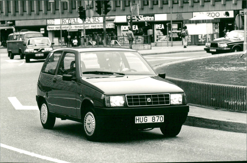 Lancia Y10 model. - Vintage Photograph
