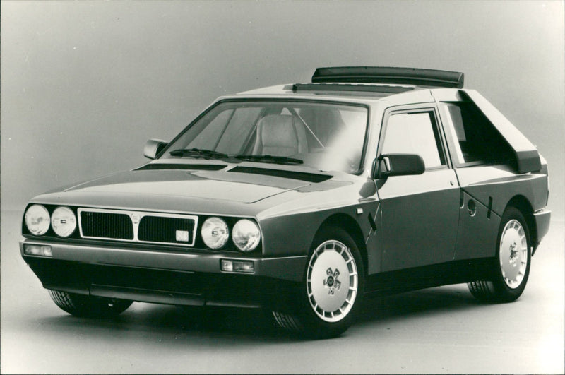 Lancia Delta S4 four-wheel drive rally car. - Vintage Photograph