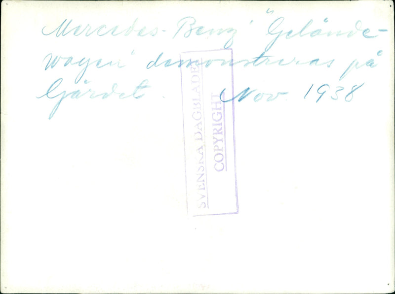 Mercedes-Benz - Vintage Photograph