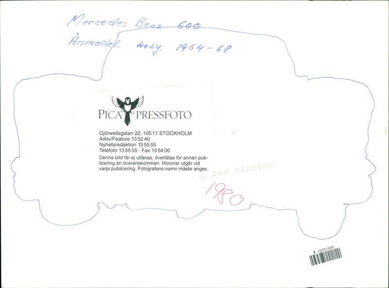 Mercedes Benz 600 - Vintage Photograph