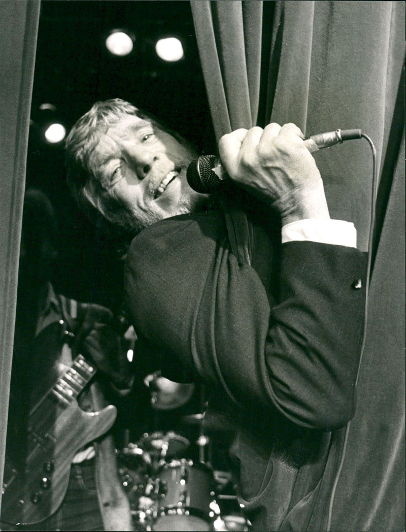 Owe Thornqvist, Swedish singer-songwriter - Vintage Photograph