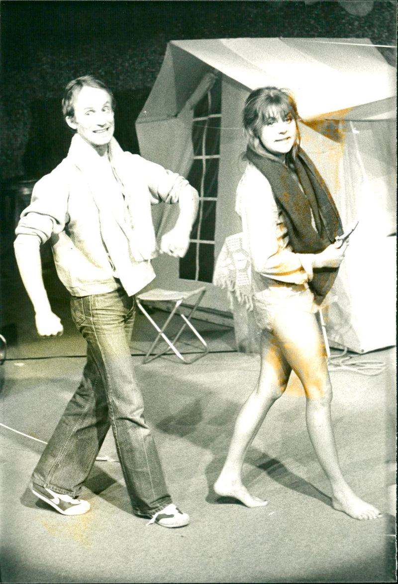 Hakan Mohede and Cecilia Hjalmarsson - Vintage Photograph