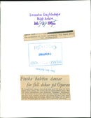 1957 DAGBLADETS HAS LISA FULL BALLET WHICH CONFLICT SVENSKA AND BACHT OPERA - Vintage Photograph