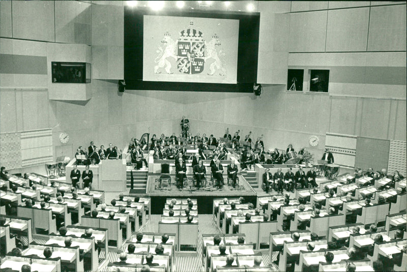 Sweden: Riksdag - Vintage Photograph