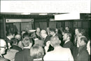 Delegates gathered at Parliament in 1977. - Vintage Photograph
